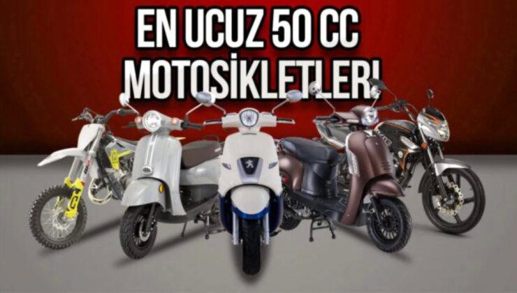 Türkiye’de Satılan En Ucuz 50 CC Motosikletler