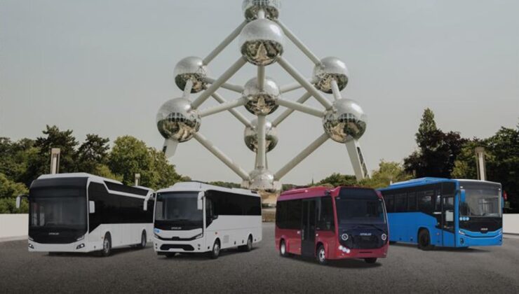 Otokar’ın ilk hidrojenli otobüsü Avrupa’da sergileniyor